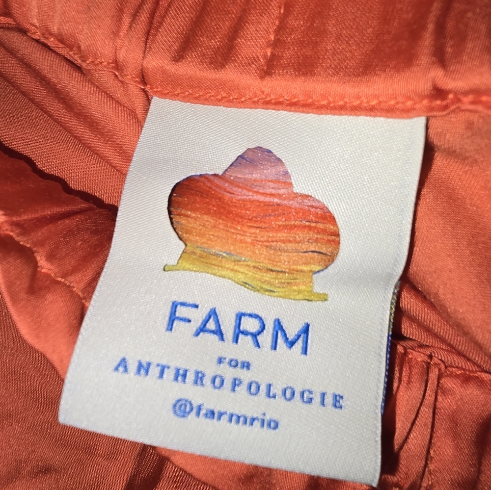 FARM Rio One-Shoulder Orange Jumpsuit - Picture 3 of 8